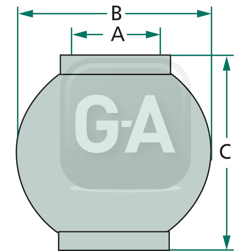 Sphere barre poussee